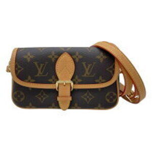 Louis Vuitton Diane Brown Monogram Canvas Shoulder Bag